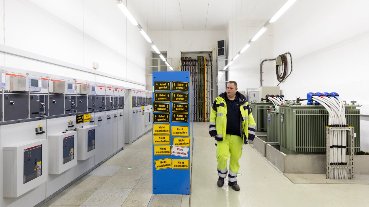 Einblick in ein Unterwerk.