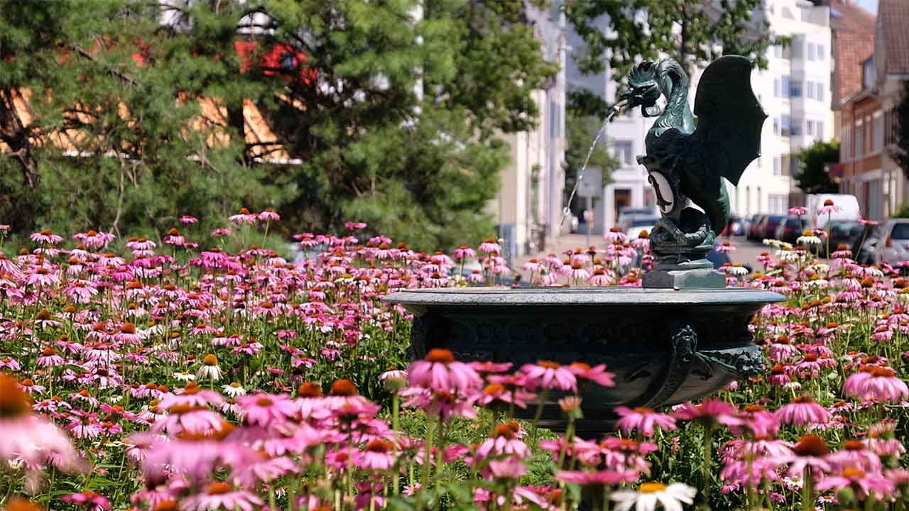 Basiliskenbrunnen in Basel